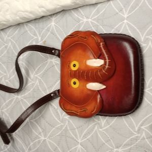 Hand made all leather purse